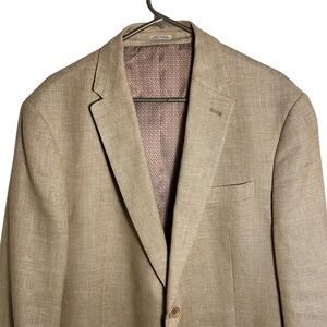 Joseph Abboud Tan Sport Coat with Notched Lapel